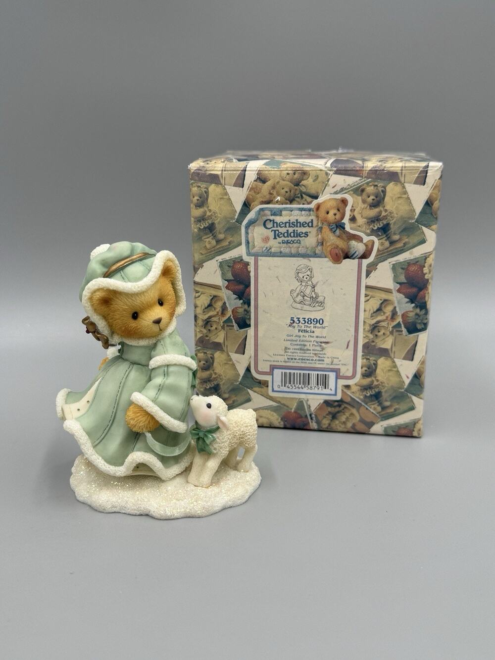 1999 Cherished Teddies Felicia Joy to the World 533890